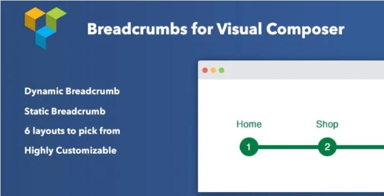 Breadcrumbs for Visual Composer 网站可视化面包屑导航插件 – v1.2