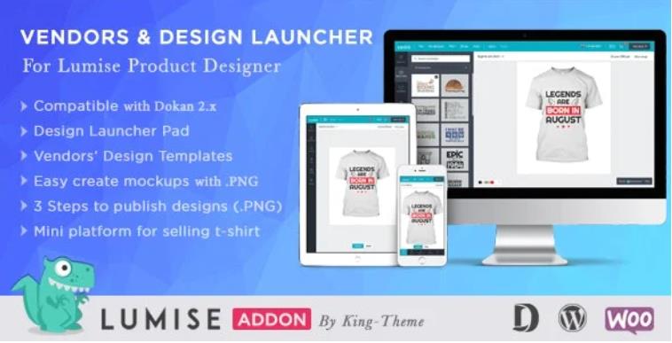 Vendors & Design Launcher – 多供应商产品设计插件
