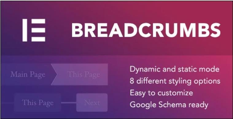 Breadcrumbs for Elementor 面包屑插件Elementor扩展 – v1.1