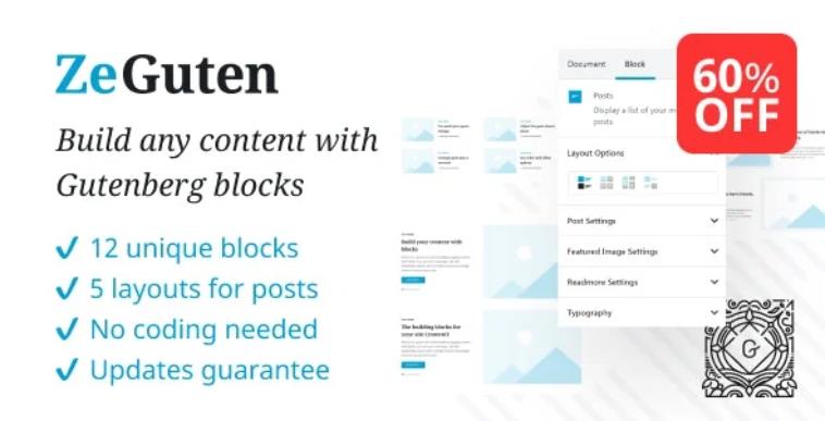 ZeGuten – Blocks for Gutenberg 古腾堡编辑器模块插件 – v1.0.5