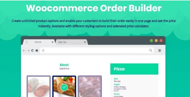 WooCommerce Order Builder 商品订单生成插件 – v1.1.2