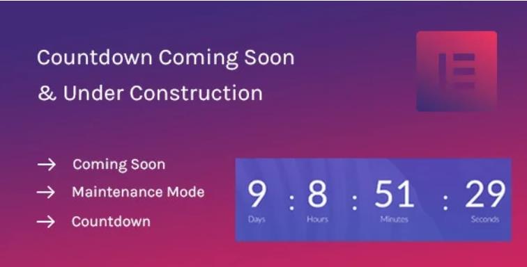 Coming Soon Widget for Elementor 倒计时小工具插件 – v1.0.0