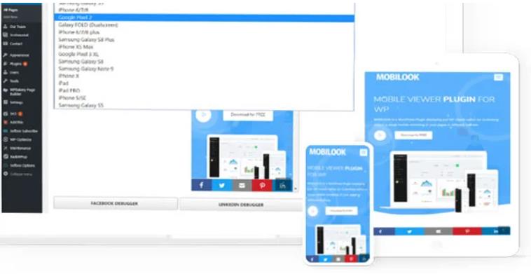 Mobilook for Woocommerce & Debugger 即时响应式测试工具插件 – v1.1.0