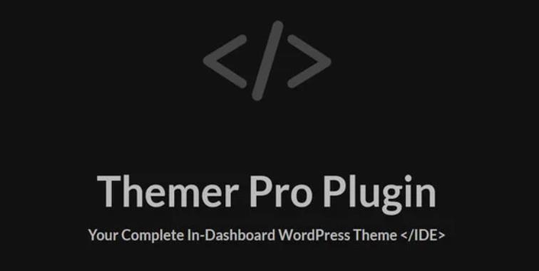 Themer Pro – 内置编程主题开发工具WordPress插件 – v1.3.1