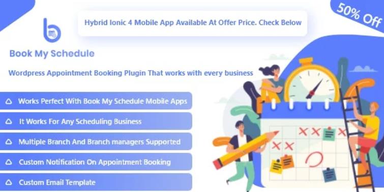 BookMySchedule – APP移动应用预约预订插件 – v1.0