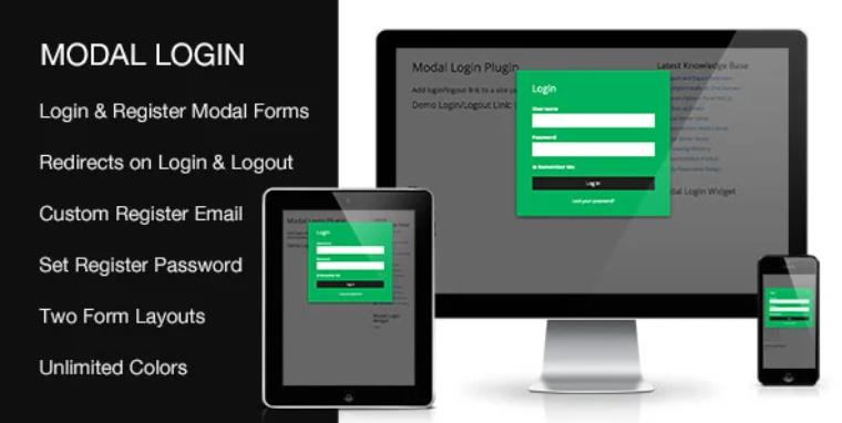 Modal Login – 前端注册登录WordPress插件 – v2.0.5