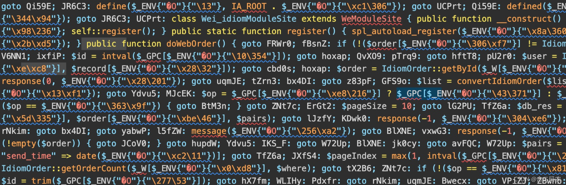 goto解密脚本php源码免费下载