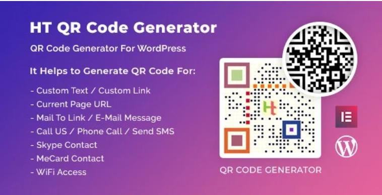 HT QR Code Generator – 多用途二维码生成WordPress插件 – v2.3.7