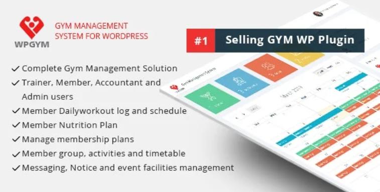 WPGYM – 健身房管理系统WordPress插件 – v35.0