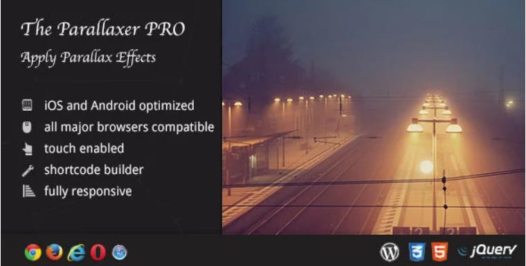 The Parallaxer WP – 视差内容构建器WordPress插件 – v3.20