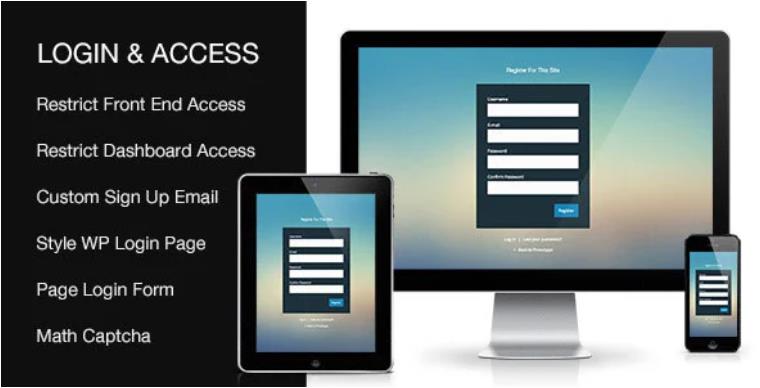 Custom Login & Access WordPresss Plugin 自定义登陆注册WordPress插件 – v2.2.0