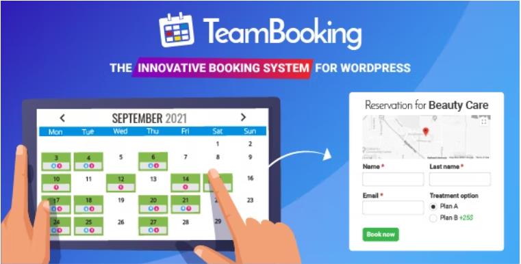 Team Booking – 专家团队成员预约WordPress插件 – v3.0.5