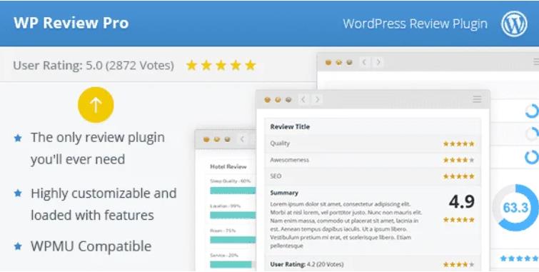 WP Review Pro – 轻松创建更高排名搜索引擎评论 – v3.4.1