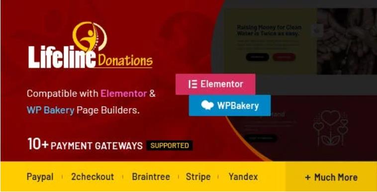 Lifeline Donations – 多用途WordPress捐赠插件 – v1.3.1