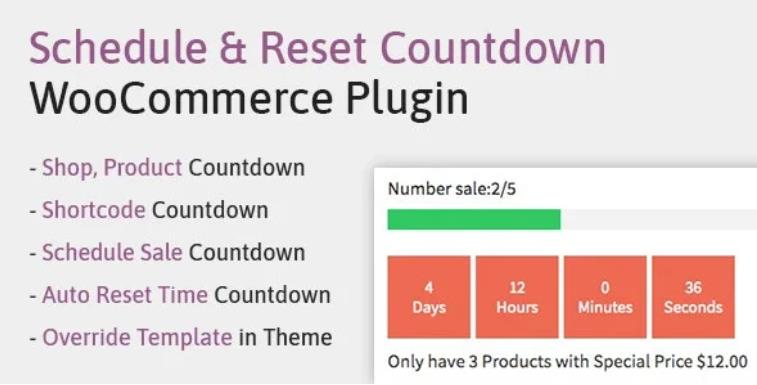 WooCP – 商品倒计时促销WooCommerce插件