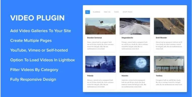 Sortable Video Embed – 嵌入视频WordPress插件 – v2.0.0