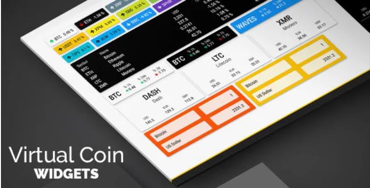 Virtual Coin Widgets – 区块链比特币插件 – v2.2.2