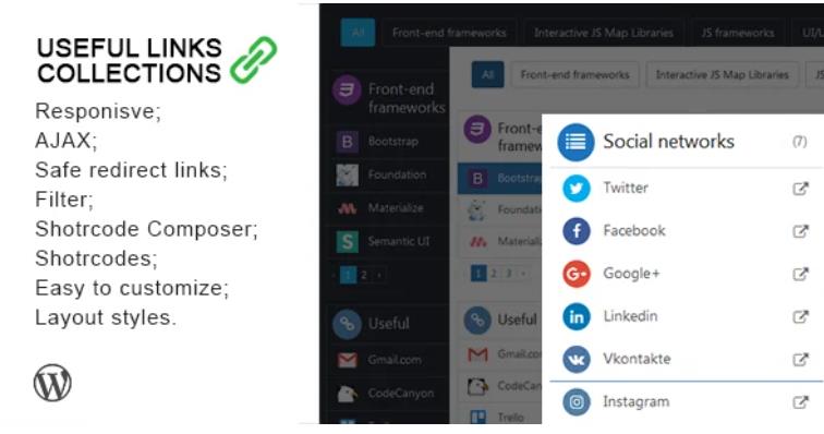 Useful Links Collections 链接管理插件 – v1.3.9