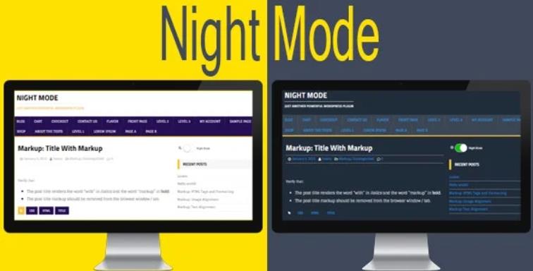 Night Mode 夜间模式WordPress插件 – v6.1.0