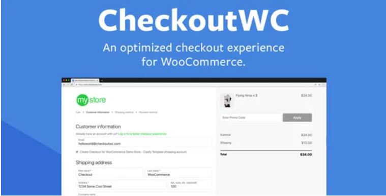 CheckoutWC – WooCommerce 结账页面自定义选项插件 – v7.10.1