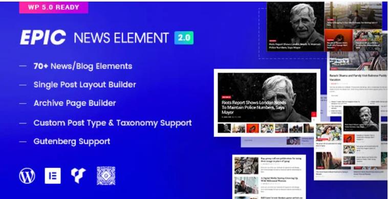 Epic News Elements 博客新闻编辑器 – v2.3.7