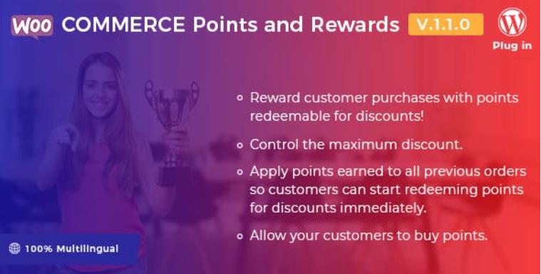 WooCommerce Points and Rewards – 奖励积分WordPress插件 – v1.1.0
