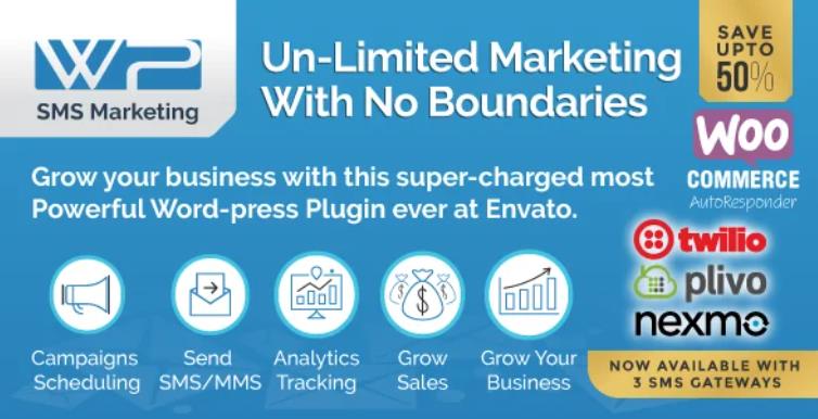 WordPress SMS Marketing Plugin 营销插件 – v8.8