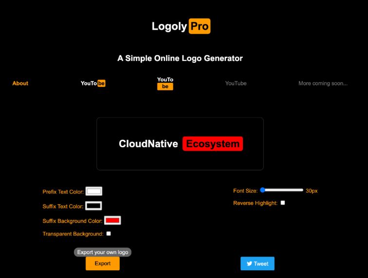 Logoly Pro在线P站&YouTobe风格Logo生成器源码