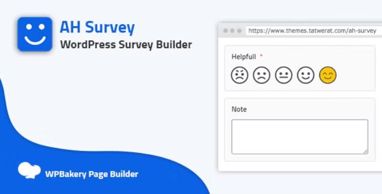 AH Survey – 多用途调查问券WordPress插件 – v1.8