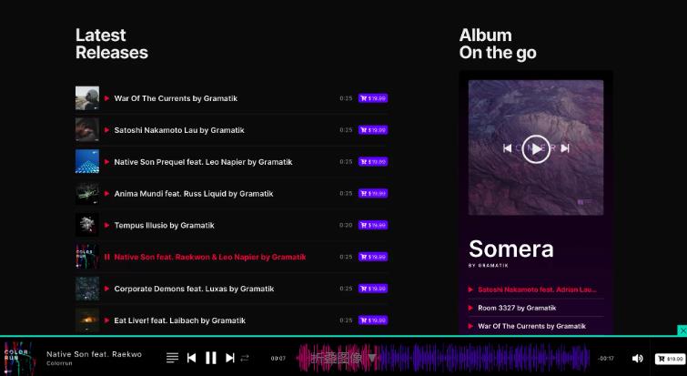 Sonaar MP3 Music Player PRO – 音乐播放器插件 – v4.4
