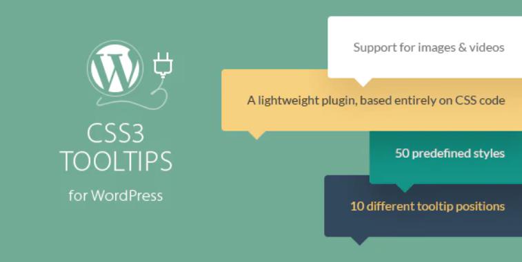 CSS3 Tooltips For WordPress – 轻量级Tip气泡图文提示工具插件 – v1.7