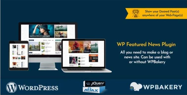 WP Featured News Pro – 自定义文章列表排版插件 – v1.6.0