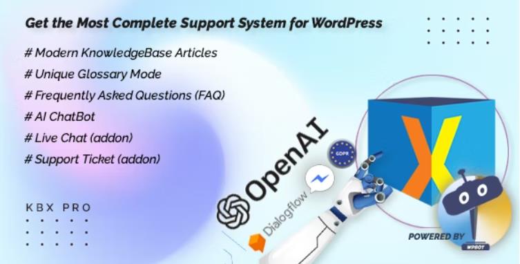 KnowledgeBase Glossary FAQ & HelpDesk ChatBot with OpenAI – 智能客服百科帮助插件 – v7.8.6