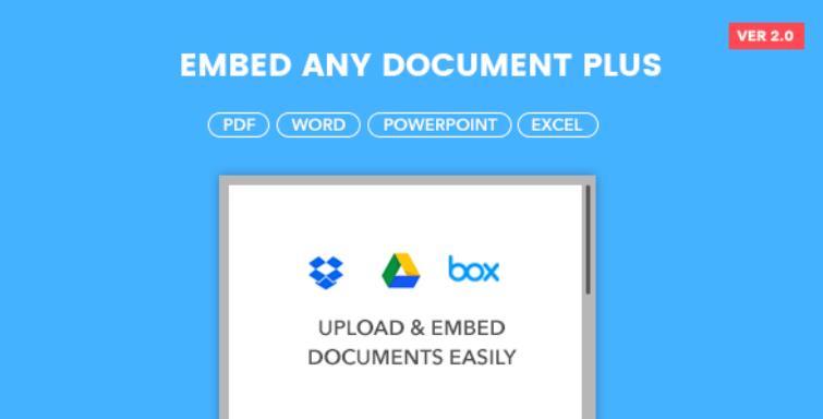 Embed Any Document Plus 内容嵌入WordPress插件 – v2.8.2