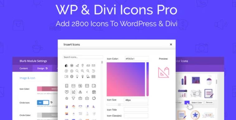 WP and Divi Icons Pro – Divi 编辑器图标扩展插件专业版 – v2.0.4