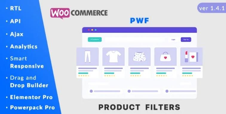 PWF WooCommerce Product Filters – 商店产品筛选过滤插件 – v1.9.1