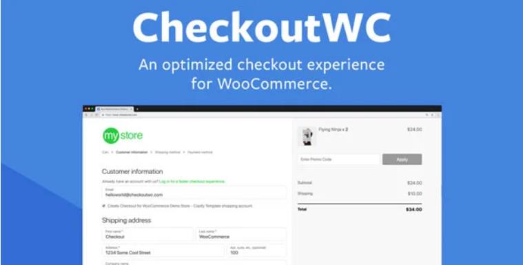 CheckoutWC – WooCommerce 结账页面自定义选项插件 – v7.10.5