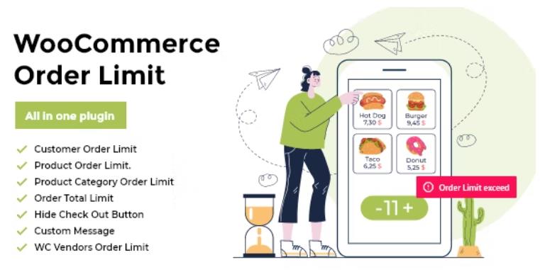 WooCommerce Order Limit – 订单数量最低现在插件 – v5.1.5