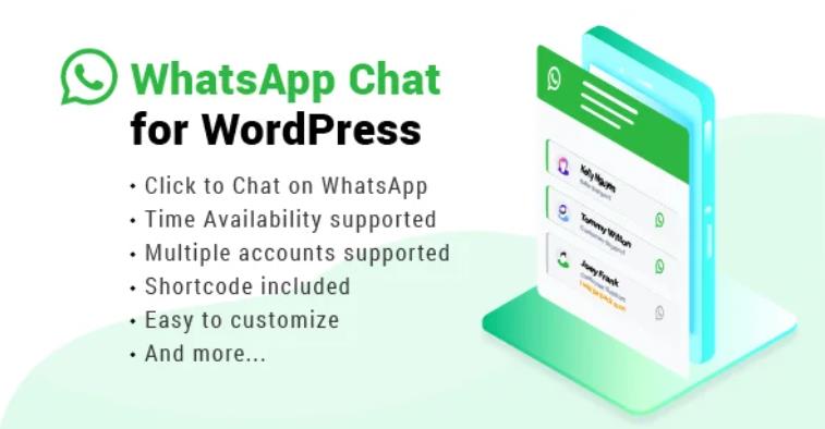 WhatsApp Chat WordPress 客服插件 – v3.3.3.1