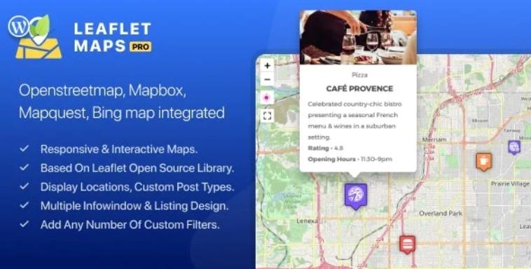 WP Leaflet Maps Pro – 交互式地图插件 – v1.0.8