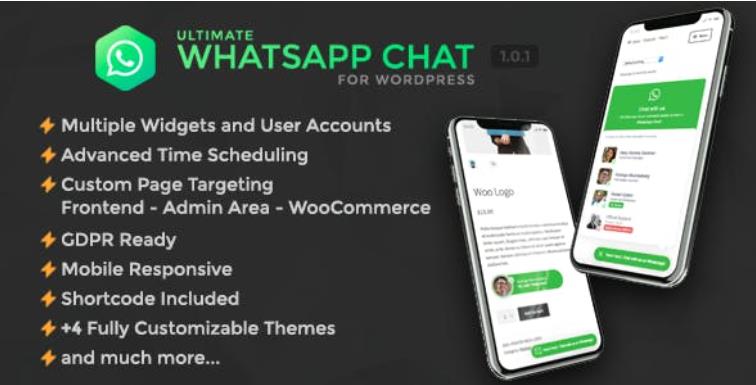 Ultimate WhatsApp Chat Support for WordPress 客服插件