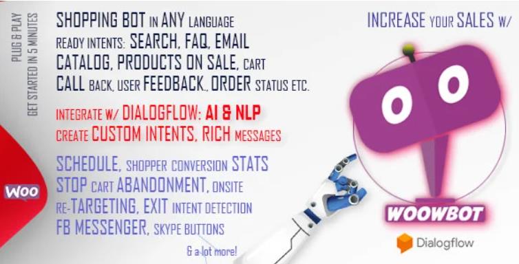 WoowBot – Chat Bot for WooCommerce 客服插件 – v13.6.8