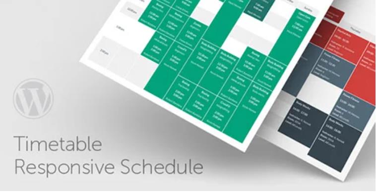 Timetable Responsive Schedule 计划日程表格插件 – v7.2