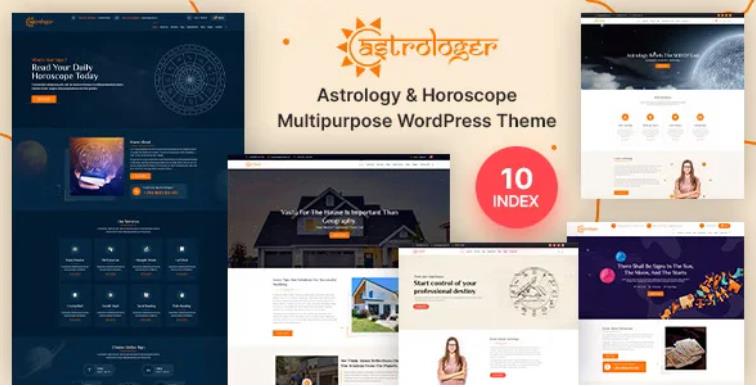 Astrologer – 星座占星术网站模板WordPress主题 – v1.0.8