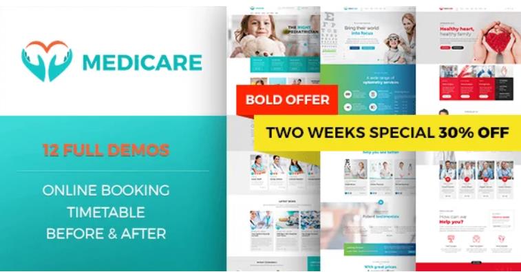 Medicare – 口腔牙科医疗网站模板WordPress主题 – v2.0.1