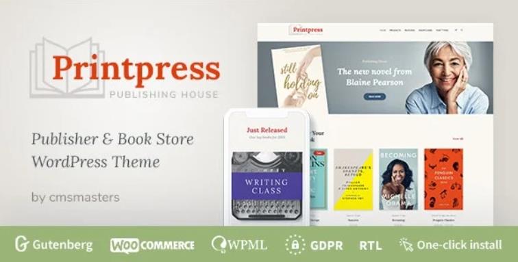 Printpress – 印刷出版社网站模板WordPress主题 – v1.1.2