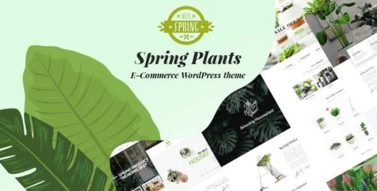 Spring Plants – 园艺室内植物花卉网站WordPress主题 – v3.3