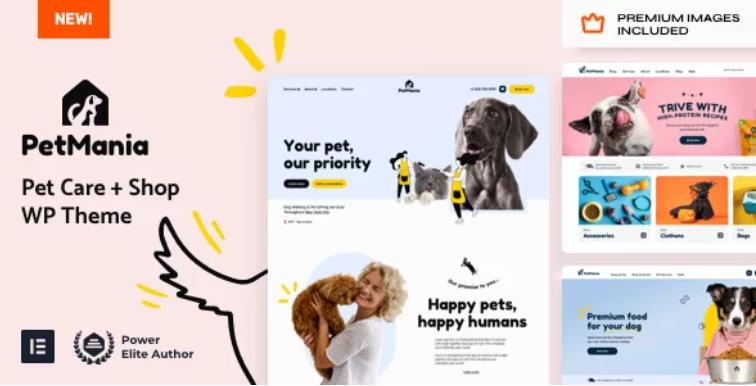 PetMania – 宠物用品商店宠物医院WordPress模板 – v2.2