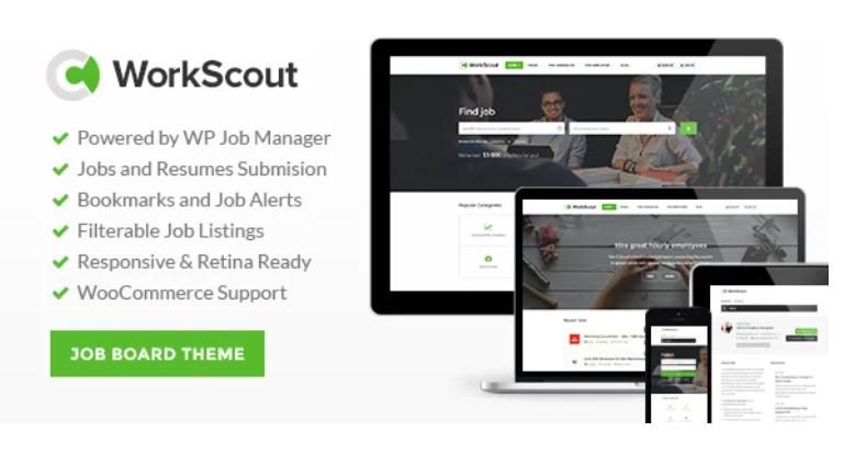 WorkScout – 招聘求职工作发布网站WordPress主题 – v3.0.14