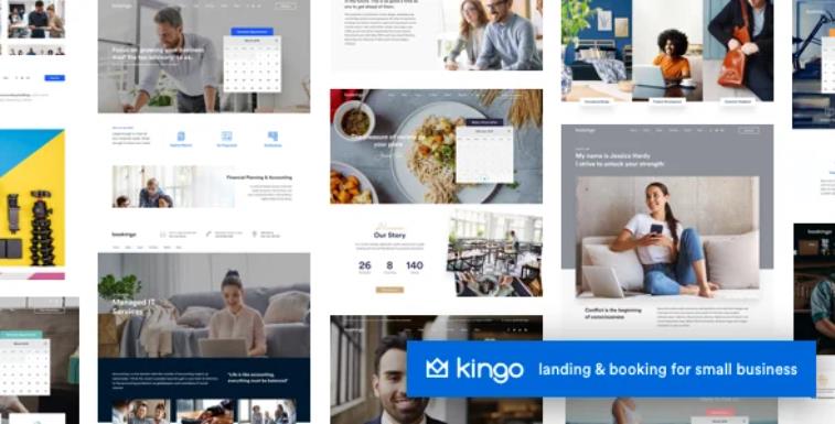 Kingo – Booking 企业预定网站WordPress主题 – v2.6.8